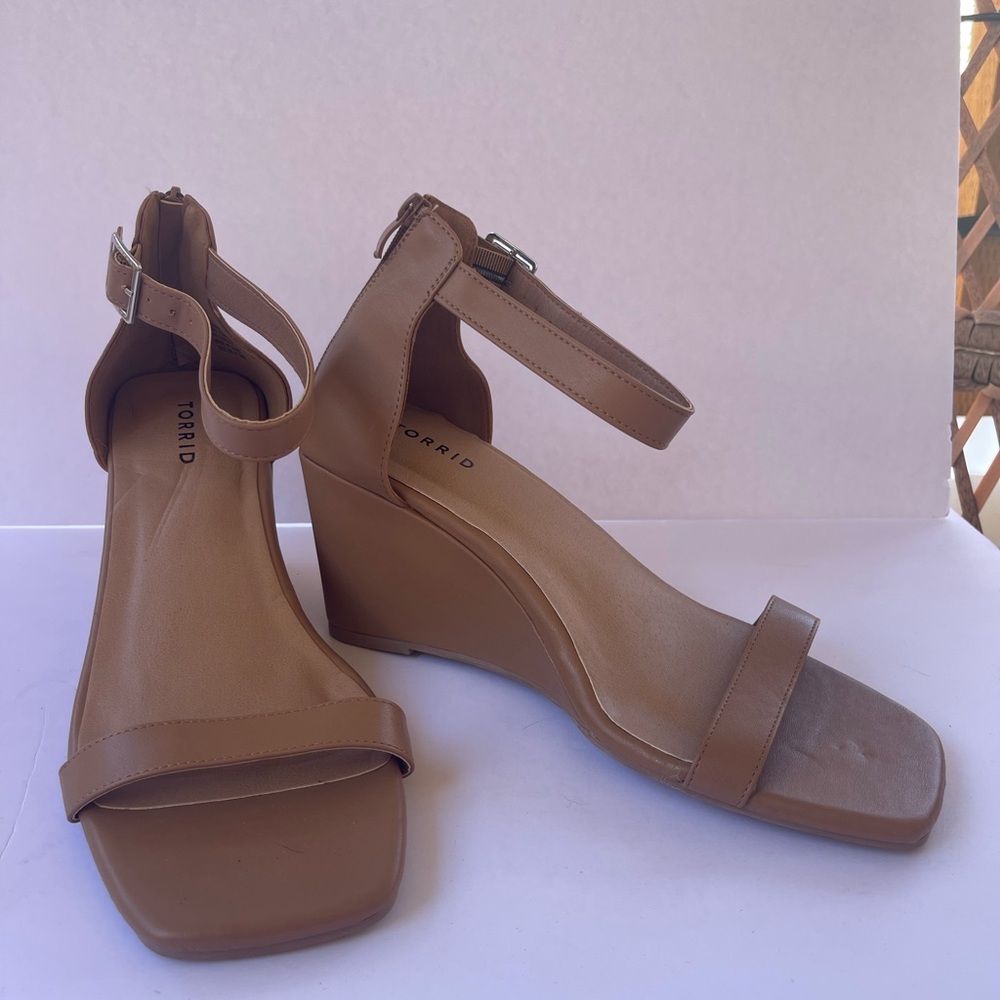 Torrid Tan Wedge Sandals